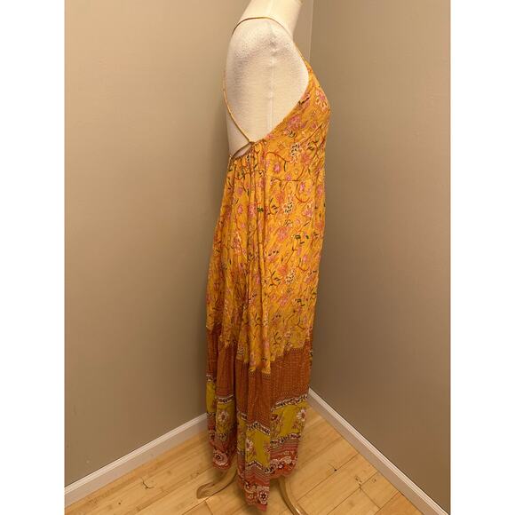 Spell and the Gypsy Portobello Road Strappy Dress in Mustard Sz Small - Picture 4 of 9
